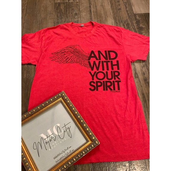 And with your Spirit Tee Size Medium - Picture 2 of 3